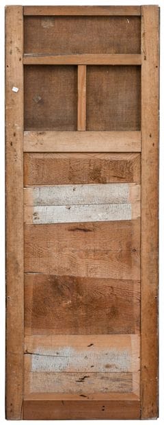 Gilded wood trumeau. Oil on canvas in the...