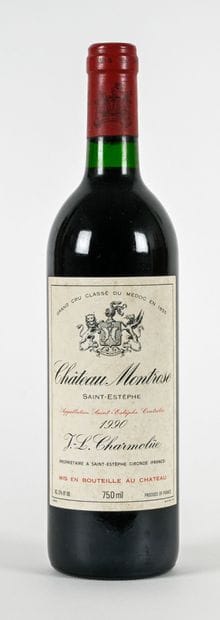 1 bottle CHÂTEAU MONTROSE 1990 2e Saint-Estèphe...