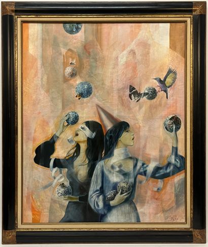 Jean-Baptiste VALADIÉ (1933)
The Jugglers
Oil...