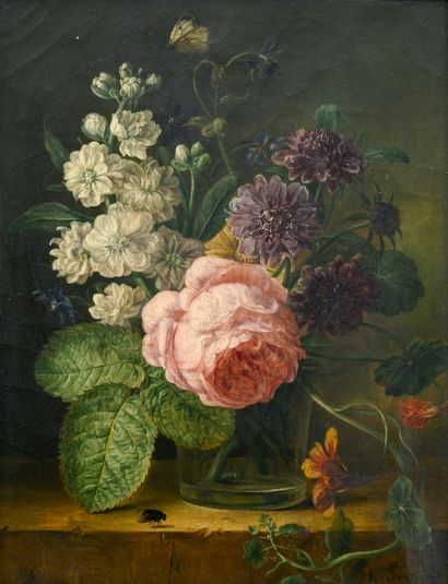 FRENCH SCHOOL 19th century
Still life with...
