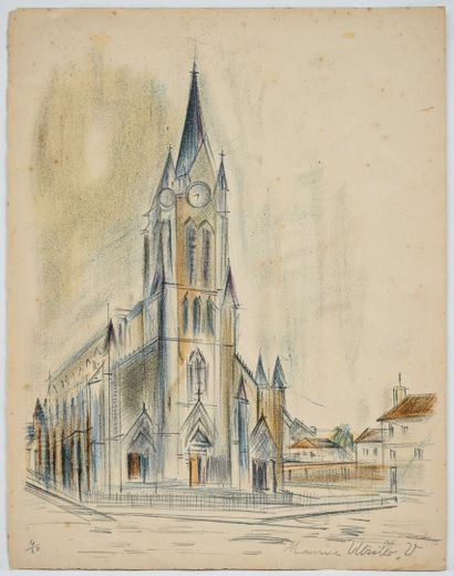 Maurice UTRILLO (1883-1955)
Church
Lithograph...