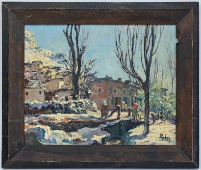 Henri Jean PONTOY (1888-1968)
Snow-covered...