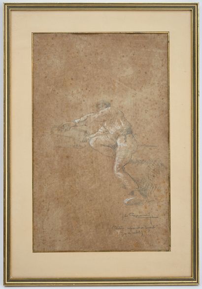 Jean-Louis PAGUENAUD (1876-1952)
Pelotari
Pencil...