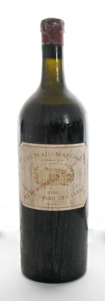 1 magnum CHATEAU MARGAUX 1928 1er GCC Margaux...
