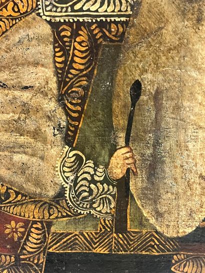 CUZCO SCHOOL
Archangel
Oil on canvas 
67...