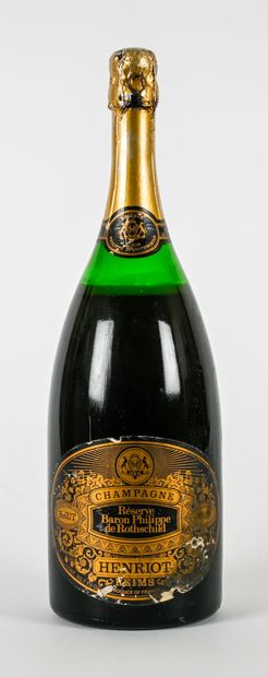 1 magnum CHAMPAGNE HENRIOT Reserve Baron...