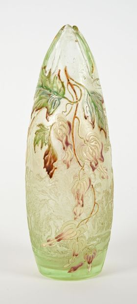 EMILE GALLE (1846-1904)
Large obus vase with...
