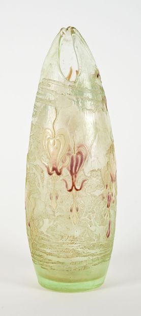 EMILE GALLE (1846-1904)
Large obus vase with...