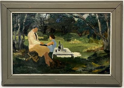 René ROUX (1891-1952)
Romantic aperitif in...