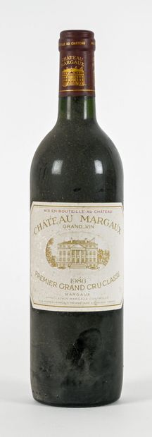 1 bottle CHÂTEAU MARGAUX 1986 1er GCC Margaux...