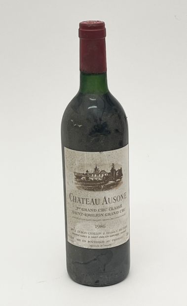 1 bottle CHÂTEAU AUSONE 1986 1er GCC (A)...