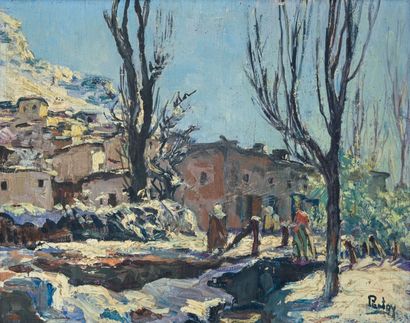 Henri Jean PONTOY (1888-1968)
Snow-covered...