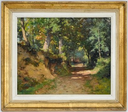 Albert REGAGNON (1874-1961)
Chemin animé,...