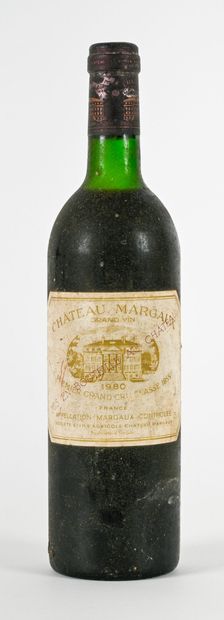 1 bottle CHÂTEAU MARGAUX1980 1er GCC Margaux...