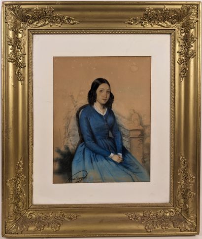 Gabriel DURAND (1812-1882)
Portrait of a...