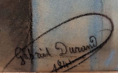 Gabriel DURAND (1812-1882)
Portrait of a...