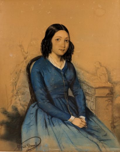 Gabriel DURAND (1812-1882)
Portrait of a...