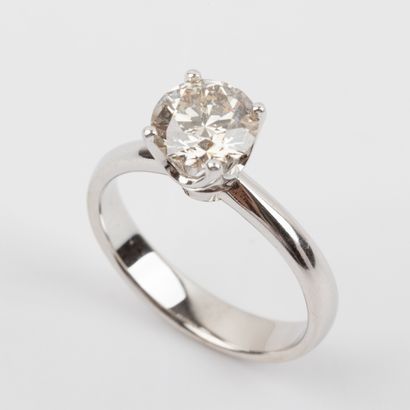Solitaire brilliant-cut diamond ring 1.50...