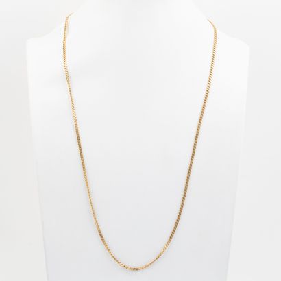 Collier or 18K maille gourmette 
Poids: 18.5...