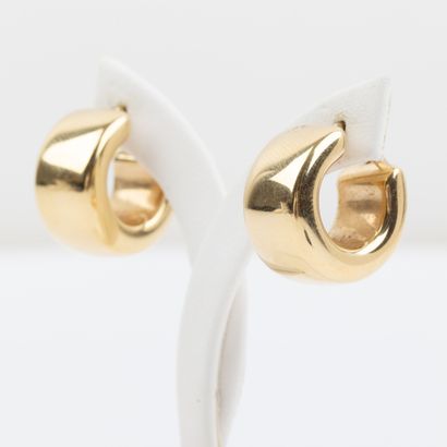 Pair of 18K gold 