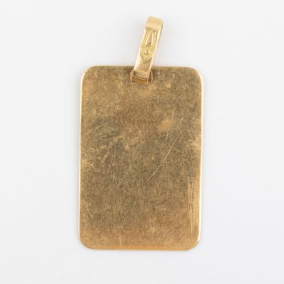 Pendentif monogrammé 