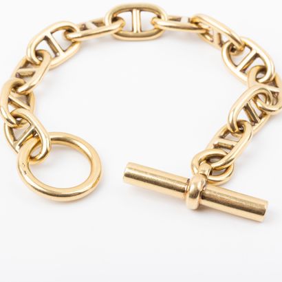 18K gold bracelet, marine mesh, in the Hermes...