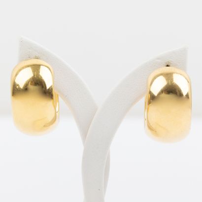 Pair of 18K gold 