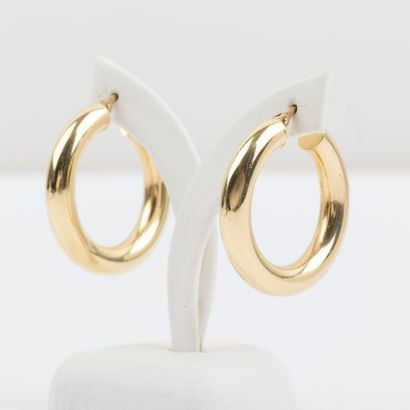 Pair of 18K gold 