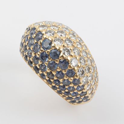 POIRAY
Dome ring, brilliant-cut diamonds,...