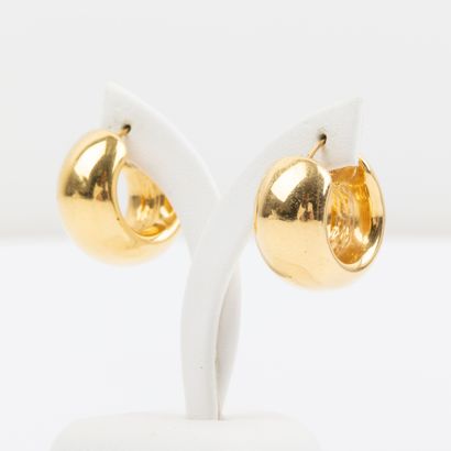Pair of 18K gold 