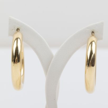 Pair of 18K gold 