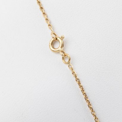 Collier or 18K maille forçat 
Poids: 3.6...
