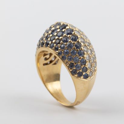 POIRAY
Dome ring, brilliant-cut diamonds,...