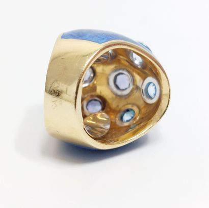 SARAZANI Monte Carlo
Large Dome ring, semi-precious...