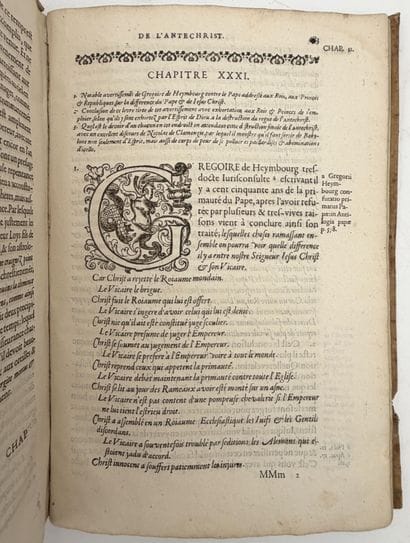 VIGNIER (Nicolas). THÉÂTRE DE L'ANTECHRIST...