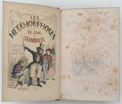[GRANDVILLE (J. J.)]. LES MÉTAMORPHOSES DU...