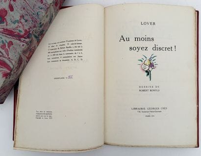 [BONFILS]. LOVER. AU MOINS SOYEZ DISCRET!...