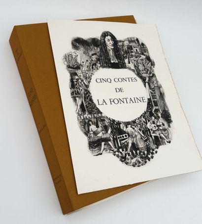 LA FONTAINE (J. de). CINQ CONTES. P., Pharmaciens...