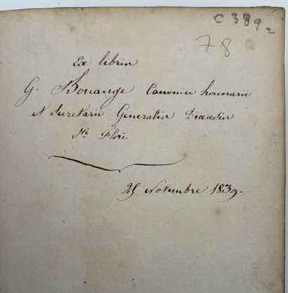 LE MAISTRE DE SACY (Louis). LA GENÈSE traduite...