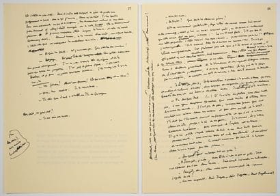 [AUTOGRAPHE]. RASPAIL (Jean). LES YEUX D'IRÈNE....