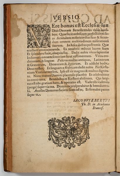 KIRSTEN (Peter, ou Petrus Kirstenius). NOTÆ...