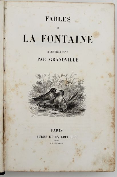 [GRANDVILLE (J. J.)]. LES MÉTAMORPHOSES DU...