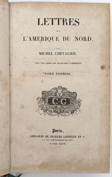 [VOYAGES]. CHEVALIER (Michel). LETTRES SUR...