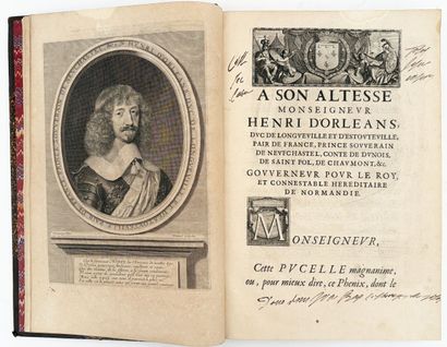 CHAPELAIN (Jean). LA PUCELLE OU LA FRANCE...