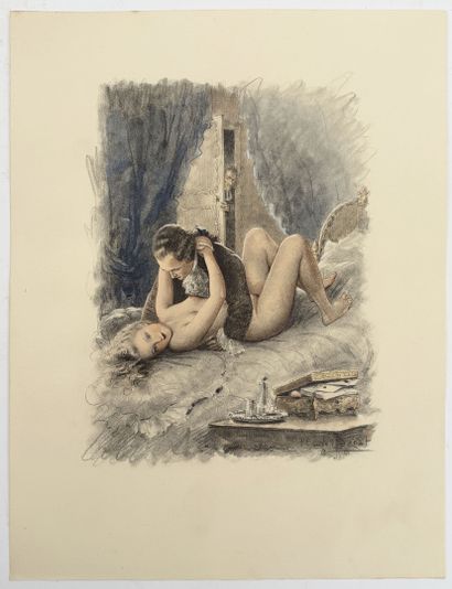 [BÉCAT]. NERCIAT (A. de). LE DOCTORAT IMPROMPTU....