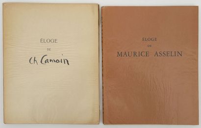 [ÉLOGE]. ENSEMBLE DE 20 ÉLOGES. Paris, Bruker,...