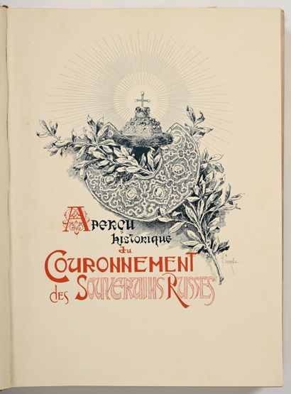 [RUSSIE - COURONNEMENT DE NICOLAS II]. KRIVENKO...