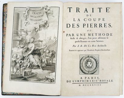 LA RUË (Jean-Baptiste de). TRAITÉ DE LA COUPE...