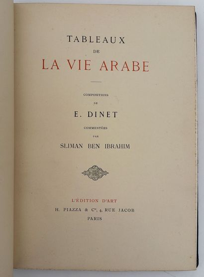 [DINET]. BEN IBRAHIM (S.). KHADRA, danseuse...