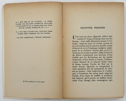 BLONDIN (Antoine). UN SINGE EN HIVER. P.,...